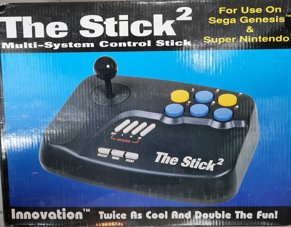 The Stick 2 /Sega Mega Drive + Super Nintendo (retro)