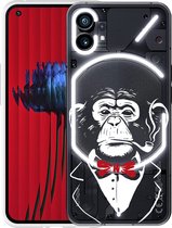 Nothing Phone (1) Hoesje Chimp Smoking - Designed by Cazy