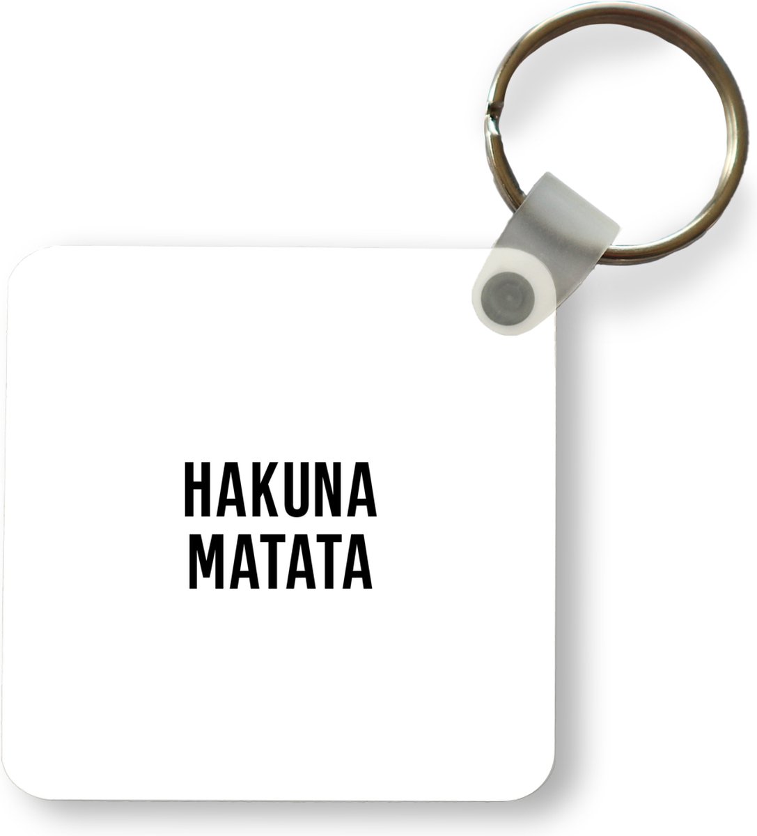 Sleutelhanger - Uitdeelcadeautjes - Quotes - Hakuna matata - Kinderen - Baby - Tekst - Plastic