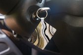 Sleutelhanger - Edelsteen - Abstract - Marmer print - Natuur - Uitdeelcadeautjes - Plastic