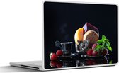 Laptop sticker - 11.6 inch - Rustiek - Fruit - Kaas - Tafel - Stilleven - 30x21cm - Laptopstickers - Laptop skin - Cover