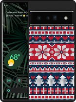 Pixel 6 Pro Hardcase hoesje Gebreide Kersttrui II - Designed by Cazy
