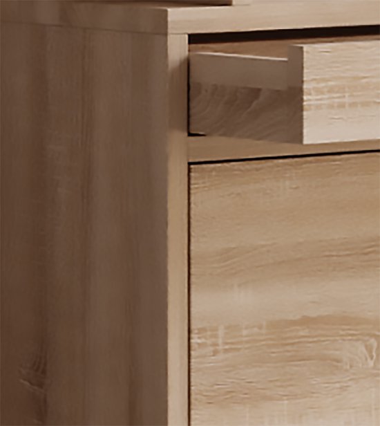 KADIMA DESIGN Schoen kipper hout 80x95x24cm moderne sonoma eiken