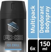 Axe Deospray – Ice Chill 150 ml - 6 stuks