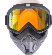 Ski bril - Ski masker - Motor-Fiets-Scooter Bril & Masker - ski - snowboarden - Skibril - Skimasker - Skibril heren - Skibril dames - Regenboog