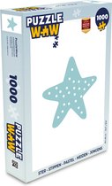 Puzzel Ster - Stippen - Pastel - Meiden - Jongens - Kids - Legpuzzel - Puzzel 1000 stukjes volwassenen