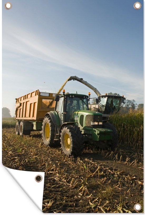 Poster Toile Tracteur 50x75 Cm Sans Cadre - Impression Haute Résolution, Résistante Aux UV, Déco Moderne - 4
