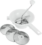 Metaltex - Passeerzeef - groentezeef - 20 cm - 3 bladen inbegrepen - handig in gebruik