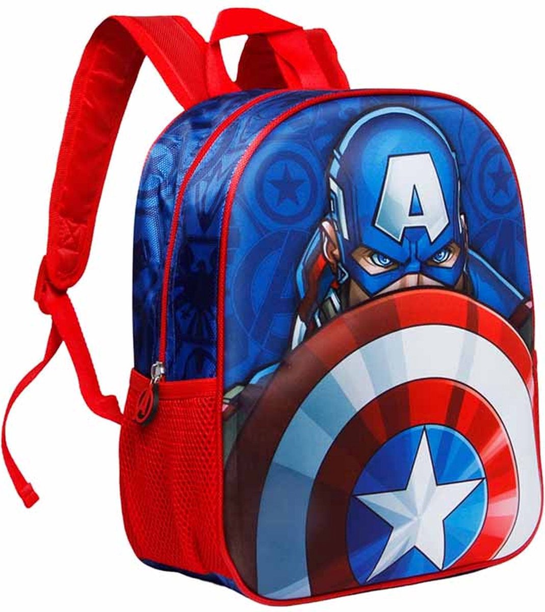 The Avengers - Rugzak - 3D - Captain America - 31cm | bol.com