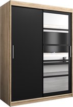 Sonoma Eik + Zwart Mat