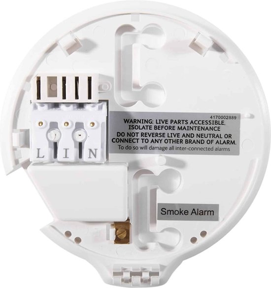 Firehawk FHN250RB Rookmelder 230v - NEN2555/Bouwbesluit/230v - 10 jaar backup accu