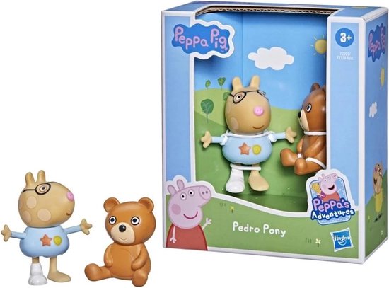 Peppa Pig Friend Pedro Pony - 6 cm - Speelfiguren set