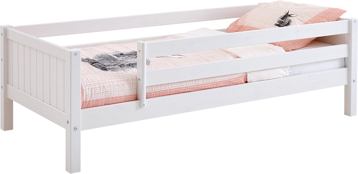 Flexworld Bedbank Puck met uitvalbeveiliging - 90 x 200 cm - wit