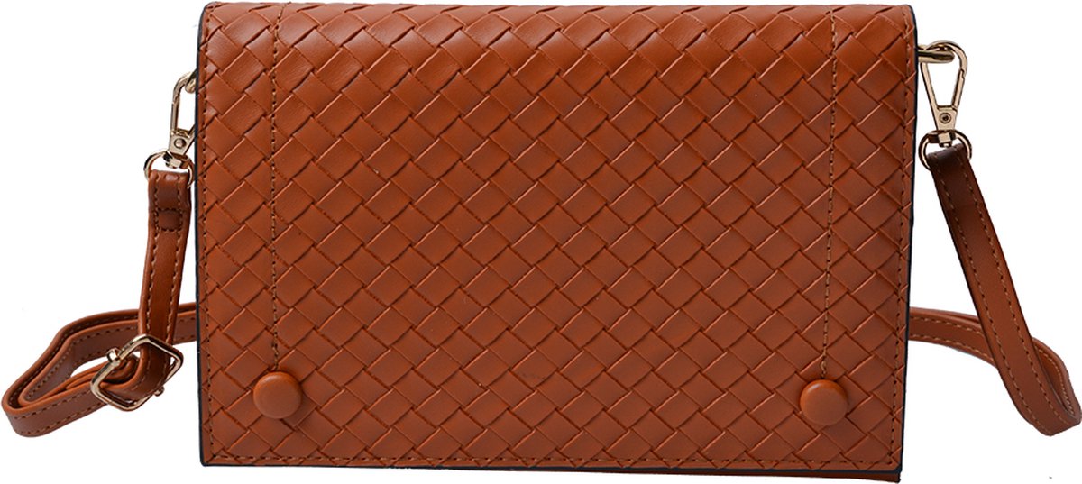 Juleeze Schoudertas 20x14 cm Bruin Polyurethaan