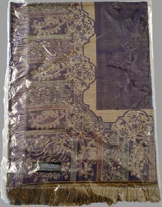 Damessjaal, sjaal met franjes, warme wintersjaal, 180x70cm Pashmina