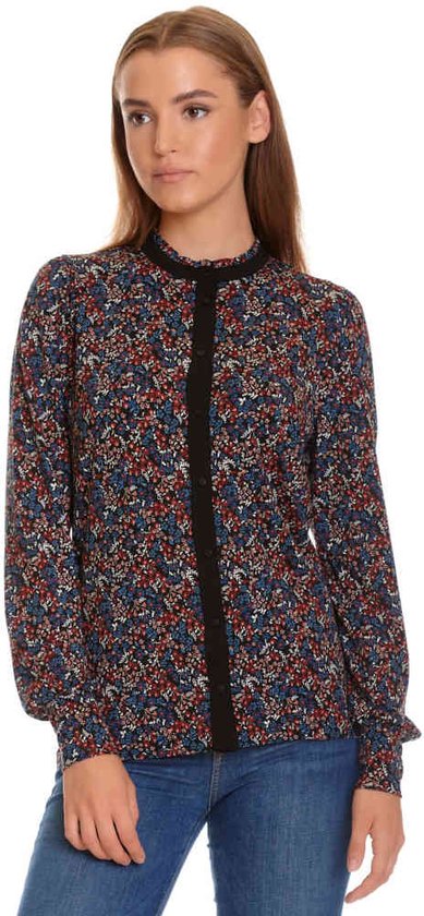 Chemisier D'été Vive Maria Rouge à Fleurs Roses - Taille 36 - Neuf Avec étiquettes