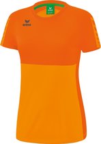 ERIMA Six Wings T-Shirt Dames New Orange-Oranje Maat 36