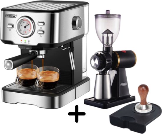 Thuys Koffiezetapparaat - Koffiemachine - Bonen Koffiemachine - 20 Bar  Espresso Inox... | bol.com