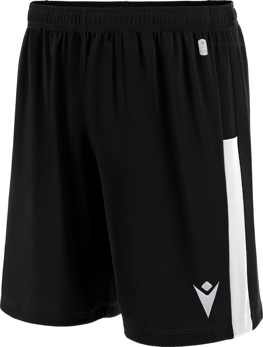 Macron Skara Short Kinderen - Zwart / Wit | Maat: 128
