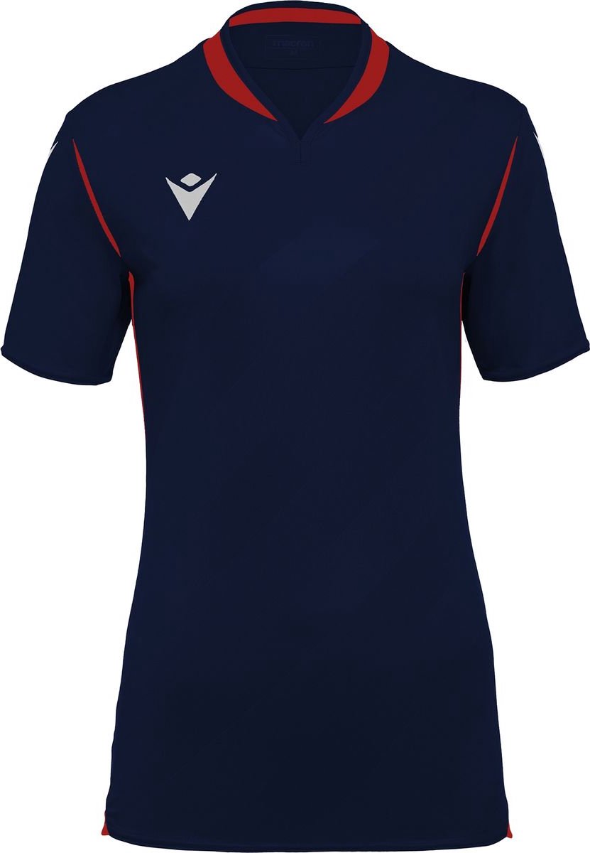 Macron Alya Shirt Korte Mouw Dames - Marine / Rood | Maat: XXL