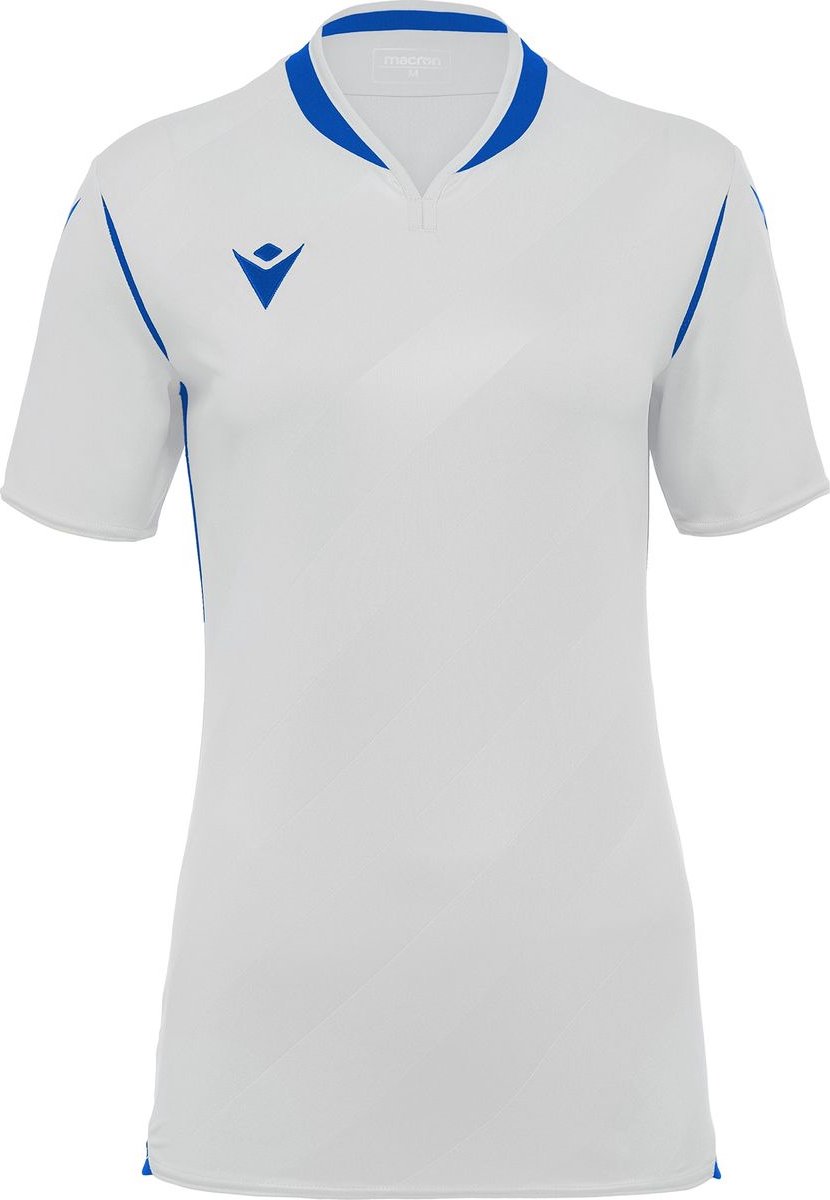 Macron Alya Shirt Korte Mouw Dames - Wit / Royal | Maat: L