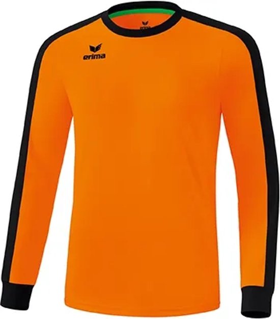 Erima Retro Star Voetbalshirt Lange Mouw Heren - New Orange / Zwart | Maat: L