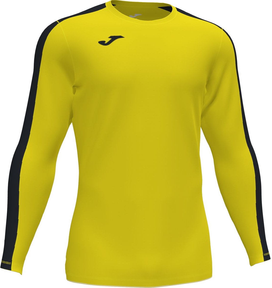 Joma Academy III Voetbalshirt Lange Mouw Kinderen - Geel / Zwart | Maat: 128-140