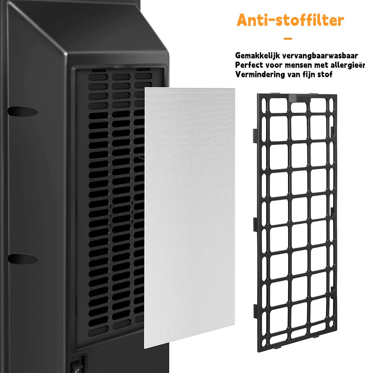 Brandson elektrische kachels Ventilatorkachel Timer 2000 W kopen