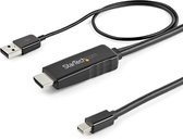 StarTech.com Câble HDMI vers Mini DisplayPort - 1 m - 4k 30 Hz - Adaptateur HDMI à mDP (HD2MDPMM1M)