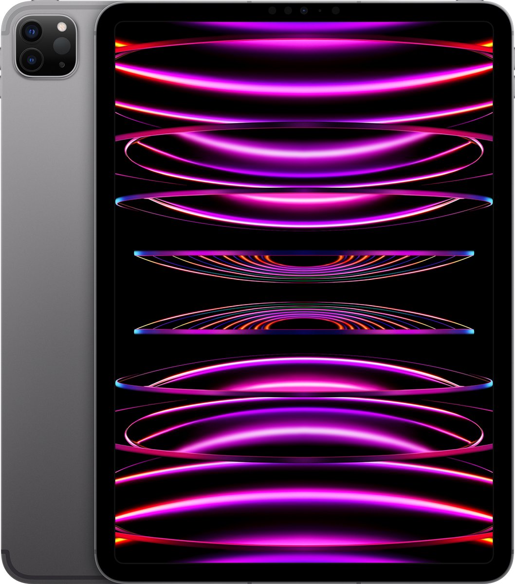 Apple iPad Pro (2022) - 11 inch - WiFi + 5G - 2TB - Spacegrijs