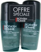 Biotherm Homme Day Control 24H Natural Protect Bio Roll-On ( 2 x 75 ml )