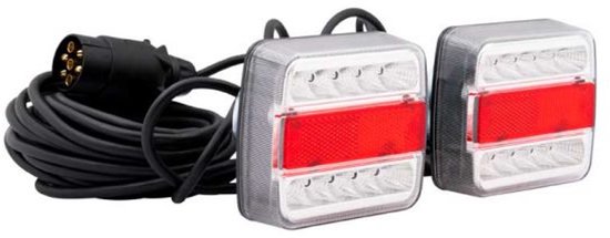 Kit d'éclairage LED magnétique 7 pôles 7,5m