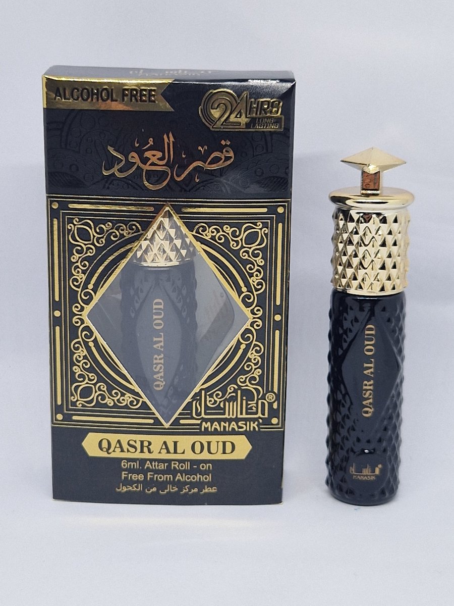 Qasr Al Oud - 6ml roll on - Manasik - Alcohol Free