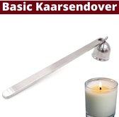 Dirply Kaarsendover Goedkoop - Zilver - 16 cm - RVS - 3.0 cm diameter - Kaarsdover Goedkoop - Candle Snuffer - Kaarsensnuiter - Kaars Dover - Kaarsendover Waxinelichtjes