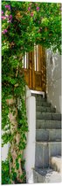 WallClassics - Drapeau - Arche de Fleurs - 40x120 cm Photo sur Drapeau Polyester