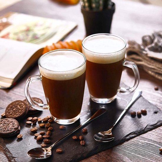 Jeu de 6 cuillère pour latte macchiato