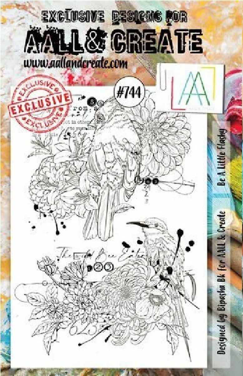 Aall & Create clearstamps A5 - Be a little flashy