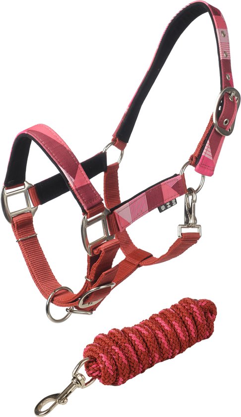MHS Turnout halster set Cob Pink Arrow