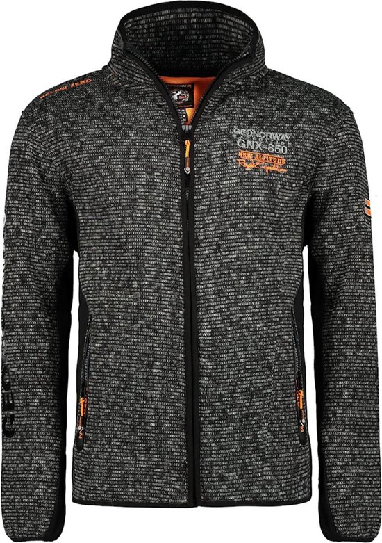 Geographical Norway G-Tie Warm fleecejack voor heren, grijs, S