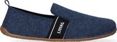 Living Kitzbühel Pantoffels T-Modell 4027/584 Midnight Navy | Blauw | Wolvilt | Maat 39 | LK40270584