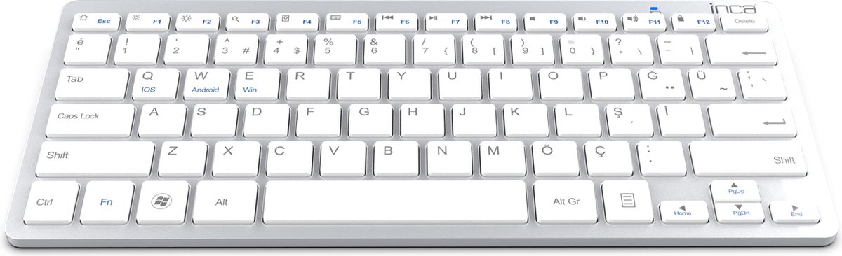BasicTeQ: IBK-569BT QWERTY toetsenbord, Draadloos Bluetooth - Toetsenbord Voor Smart TV / Tablet / (Windows) PC / Apple Mac - iPad - Samsung - iPhone - Macbook - iMac / Android — cadeau in Gadgets - foto 4