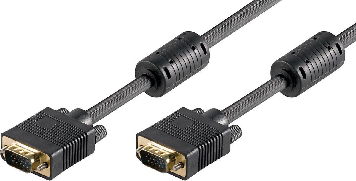Goobay Full HD SVGA monitorkabel, verguld