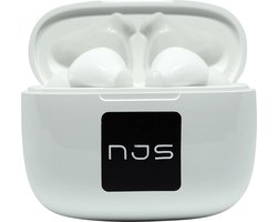 NJS Earbuds Pro - BS09 - Oortjes Draadloos - Earbuds Wireless - Bluetooth Oordopjes - USB C - Wit