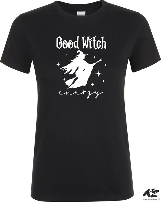 Klere-Zooi - Good Witch Energy - Zwart Dames T-Shirt - 3XL