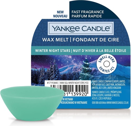 Yankee Candle Winter Night Stars Wax Melt