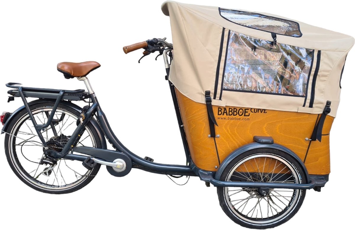 Protection de pluie pour le vélo cargo Babboe Curve