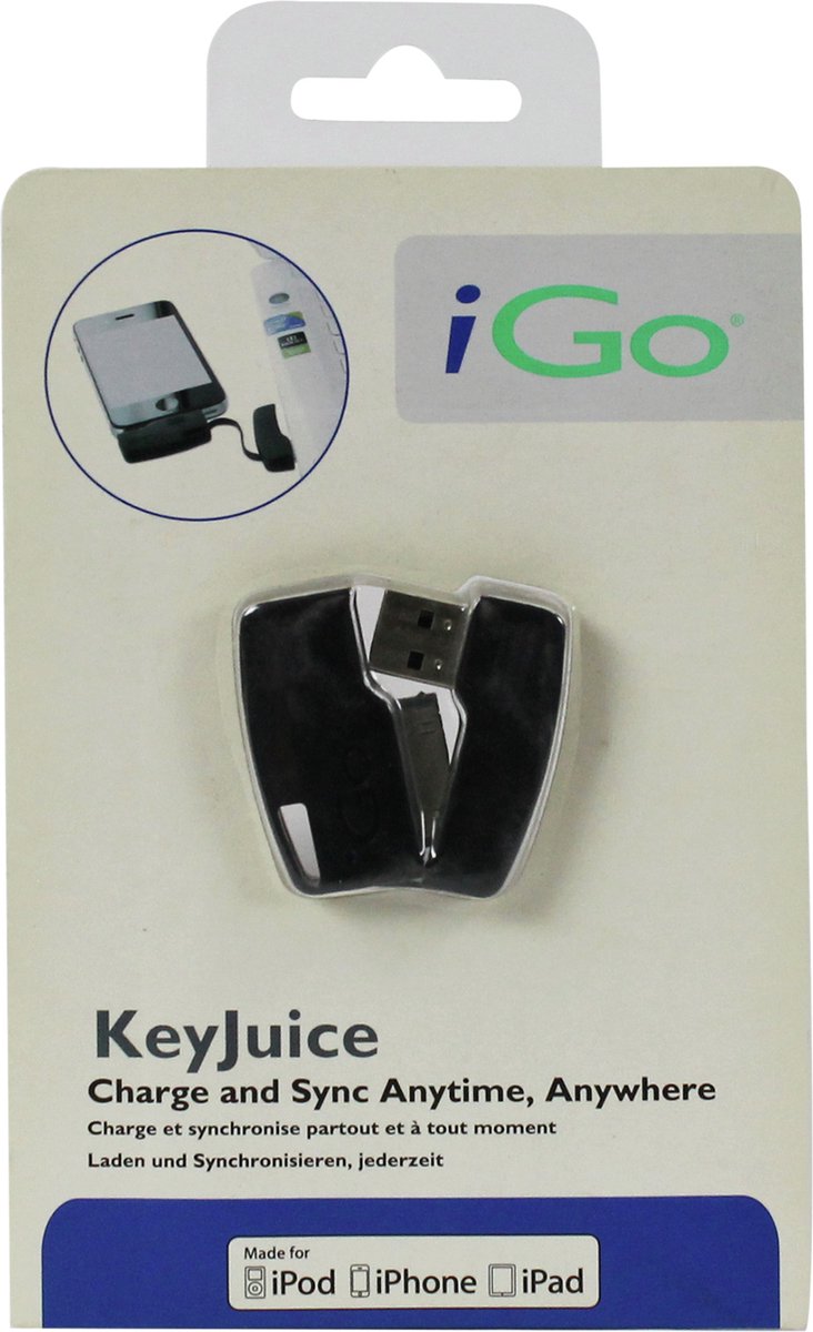 iGo - IGo Keyjuice Apple Dockconnect - 30 Dagen Niet Goed Geld Terug
