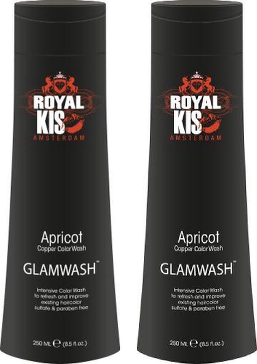 KIS ROYAL - GlamWash Apricot - 2 x 250ml