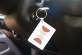 Sleutelhanger - Minimalisme - Pastel - Design - Uitdeelcadeautjes - Plastic