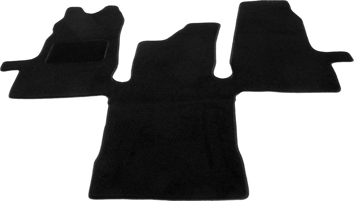 Automatten voorzijde - zwart stof - geschikt voor Ford Transit 4 2000-2014